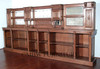 14ft Gothic Mahogany Stained Glass Canopy Pub Bar
