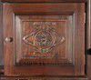14ft Gothic Mahogany Stained Glass Canopy Pub Bar