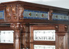 14ft Gothic Mahogany Stained Glass Canopy Pub Bar