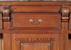14ft Gothic Mahogany Stained Glass Canopy Pub Bar