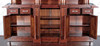 9ft Mahogany Del Monte Pub Tavern Bar w/ Mirrors & Brass Rail