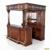 7ft Mahogany Carved Canopy Home Pub Bar