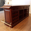 9ft Traditional Mahogany English Home Pub Bar