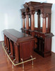 9ft Traditional Mahogany English Home Pub Bar