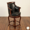 Genuine Leather Swivel Pub Barstools (2)