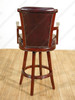 14ft Edwardian Mahogany Club Bar  w/ 5 Barstools