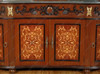 Marquetry Inlay Double Sink Bathroom Vanity