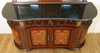 Marquetry Inlay Double Sink Bathroom Vanity
