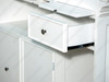 6ft White Liquor Home Pub Bar Front w/ Mirror