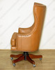 Genuine Leather Upholstered Executive Office Swivel Chair