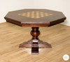 50" Mahogany Octagonal Recreational Game Table