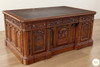 6ft Mahogany Oval Office Resolute Desk w/ Leather Top