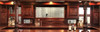 14ft Mahogany Stained Glass Canopy Pub Bar