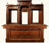 Gothic Revival Corinthian Pub Bar Set