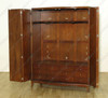 5ft W Mahogany Art Deco Wardrobe