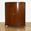 5ft W Mahogany Art Deco Wardrobe