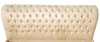 Cream Tufted Upholstered Bed
