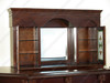 9.5ft Solid Mahogany Home Pub Bar w/ Lead Glazed Stained Glass