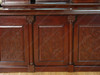 9.5ft Dark Mahogany L-Shape Pub Bar
