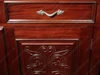 9.5ft Dark Mahogany L-Shape Pub Bar
