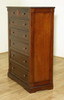 Solid Mahogany 7 Drawer Tall Boy Chest Dresser