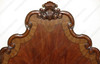 Exquisite rococo mahogany bed with Inlay