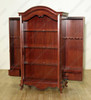 Cherry 2 Door Cabinet w/ Hidden Gun Rack