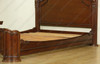 Solid Mahogany Carved Full Panel Bed
