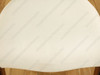 Mahogany Hepplewhite Shield Back Cream Side Chairs Pair (2)