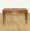 Sheraton Writing Table Desk w/ Faux Leather Top