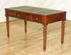 Sheraton Writing Table Desk w/ Faux Leather Top