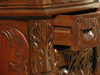 Solid Mahogany Rococo Nightstands / Bedside Tables / Chests (Pair of 2)