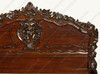 3pc Walnut Rococo Bedroom Set