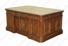 6ft Light Walnut Presidential Oval Office Resolute Desk Replica