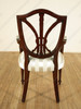 Mahogany Hepplewhite Shield Back Dining Chairs (Set 8)