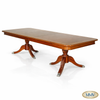 10ft Mahogany Inlaid Dining Table w/ Extension