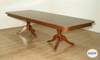 10ft Mahogany Inlaid Dining Table w/ Extension