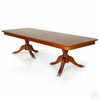 10ft Mahogany Sheraton Dining Table w/ Extension