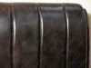 Faux Croc Leather Design Sleigh Bed