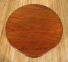 Round Faux Croc Leather Design Nightstand Bedside Table