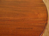 Round Faux Croc Leather Design Nightstand Bedside Table