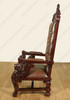 Tall Bishop's Mason Leather Arm Chair
