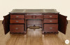 Victorian Gothic Lion Desk w/ Leather Top