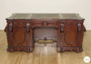 Victorian Gothic Lion Desk w/ Leather Top