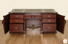 Victorian Gothic Lion Desk w/ Leather Top