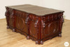 Victorian Gothic Lion Desk w/ Leather Top