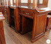 9ft Marble Top Pub Bar w/ Deep Bartender Working Area