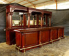 16ft Cherry English Pub Bar Set w Brass Rails
