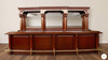 16ft Cherry English Pub Bar w/ Brass Rails