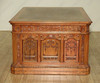 6ft Light Mahogany President's Resolute Oval Office Desk